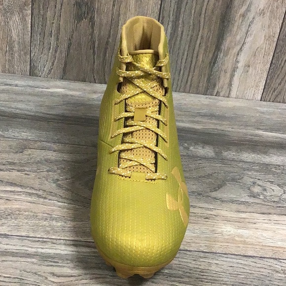 NEW Under Armour UA Hammer MC Football Cleats Gold - Picture 2 of 6